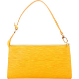 Louis Vuitton Yellow Epi Leather Pochette Accessoires Handbag