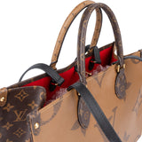 Louis Vuitton Canvas Monogram Giant On The Go MM Handbag
