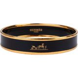 Hermès Duc Attelage Enamel Horse Calèche Emaille Bangle Bracelet