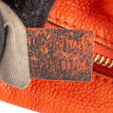 Chloé Orange Grained Leather Paraty Handbag