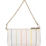 Monogram FF Zucca Pequin Rainbow Striped Pochette Accessoires Handbag
