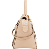 Céline Beige Grained Leather Belt Handbag