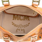 MCM Monogram Visetos Boston Handbag