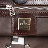 Fendi Monogram Zucca Canvas Tote Shoulder Bag
