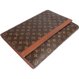 Louis Vuitton Monogram Canvas Porte Documents Laptop Clutch - vintageandkickz