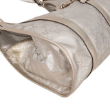 Gucci Monogram GG Imprimé Silver Jackie Shoulder Bag