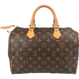Louis Vuitton Monogram Canvas Speedy 30 Handbag