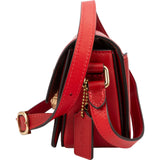 Coach Red Leather Studio Shoulder Crossbody Bag