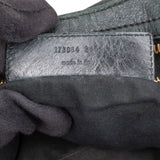 Balenciaga Dark Green Leather City Handbag