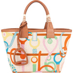 Hermès Canvas Monogram Steeple 25 Handbag - vintageandkickz