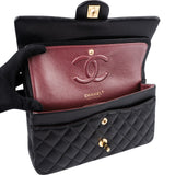 Chanel Quilted Lambskin Medium Double Flap Shoulder Bag