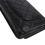 Chanel Quilted Caviar Leather Wallet on Chain Crossbody Bag