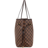 Louis Vuitton Monogram Damier Ebene Neverfull MM Shoulder Bag