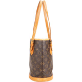 Louis Vuitton Monogram Canvas Bucket PM Shoulder Bag