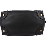 Céline Grained Calfskin Luggage Handbag