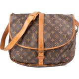 Louis Vuitton Monogram Canvas Saumur 35 Crossbody Bag