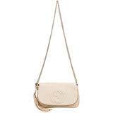 Gucci Grained Leather Soho Flap Crossbody Bag
