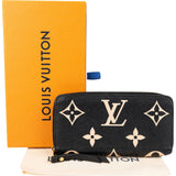 Louis Vuitton Bicolor Monogram Empreinte Leather Zippy Wallet