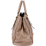 Miu Miu Vitello Lux Leather Tote Handbag