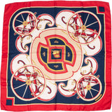 Hermès Springs Silk Carre 90 Scarf Tuch