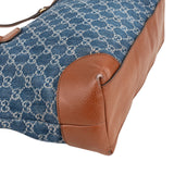 Gucci Monogram Denim GG Ophidia Medium Tote Shoulder Bag