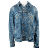 Gucci Blue Blind For Love Embroidered Dog Patch Denim Jacket (IT50)