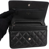 Chanel Quilted Lambskin Wallet on Chain Crossbody Bag