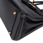 Hermès Noir Swift Leather Birkin 30 Handbag - vintageandkickz