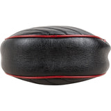 Gucci Quilted Leather Bicolor GG Marmont Round Crossbody Bag