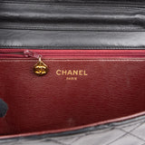 Chanel Quilted Lambskin 24K Gold Single Flap Shoulder Bag
