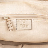 Gucci Monogram GG Canvas Metallic Leather Sukey Handbag