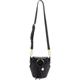 See by Chloé Grained Leather Joan Mini Bucket Crossbody Bag