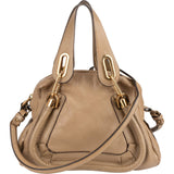 Chloé Pebbled Leather Paraty Handbag