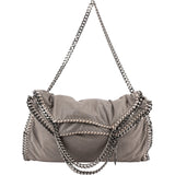 Stella McCartney Shaggy Falabella Fold Over Tote Hobo Shoulder Handbag