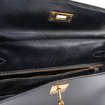 Hermès Box Calf Leather Kelly 32 Handbag - vintageandkickz