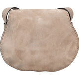 Chloé Suede Mini Marcie Saddle Crossbody Bag