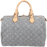 Louis Vuitton Monogram Denim Speedy 30 Bandoulière Handbag