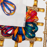 Hermès Les Rubans du Cheval Silk 90 Scarf Tuch