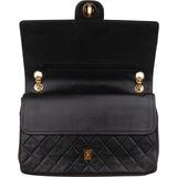 Chanel Quilted Lambskin 24K Gold Double Flap Shoulder Bag