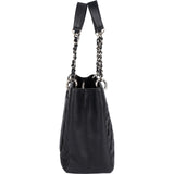 Chanel Quilted Caviar Leather Grand Shopping Tote Shoulder Bag