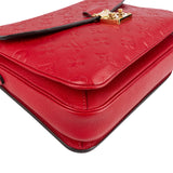 Louis Vuitton Red Leather Monogram Empreinte Métis Handbag