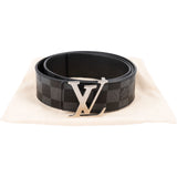 Louis Vuitton Reversible Monogram Damier Graphite LV Initials Belt (85) M0107
