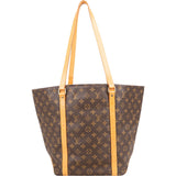 [🔄️B17 / F71] Louis Vuitton Monogram Canvas Sac Shopping Shoulder Bag xx eine Niete kleben - vintageandkickz