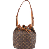 Louis Vuitton Monogram Canvas Sac Noé Petit Shoulder Bag