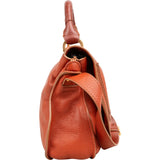 Chloé Grained Calfskin Marcie Double Carry Bag Handbag