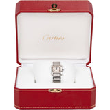 Cartier Silver Tone Tank Française 2384 Women Watch