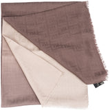 Fendi Silk Monogram FF Logo Schal Scarf