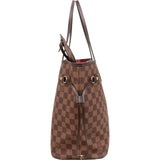 Louis Vuitton Monogram Damier Ebene Neverfull MM Shoulder Bag