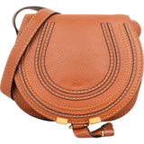 Chloé Grained Calfskin Marcie Mini Saddle Crossbody Bag