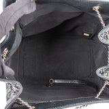Chanel Quilted Calfskin CC Chain Drawstring Bucket Shoulder Bag
